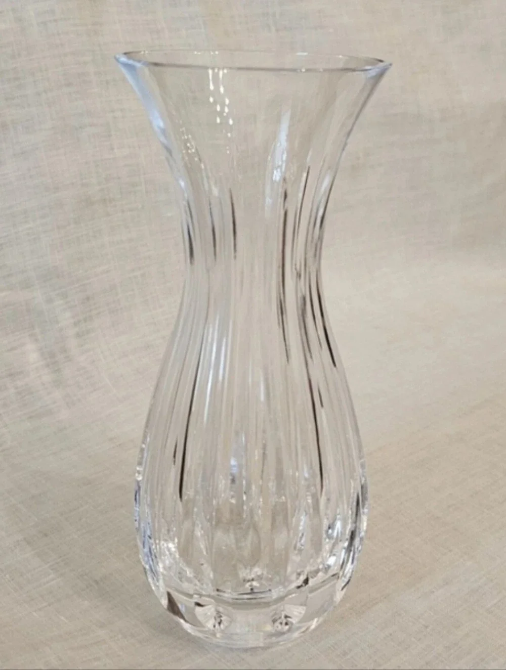 Vintage Miller Rogaska/Reed Barton Soho 7-inch Crystal Bud Vase Full Lead Signed